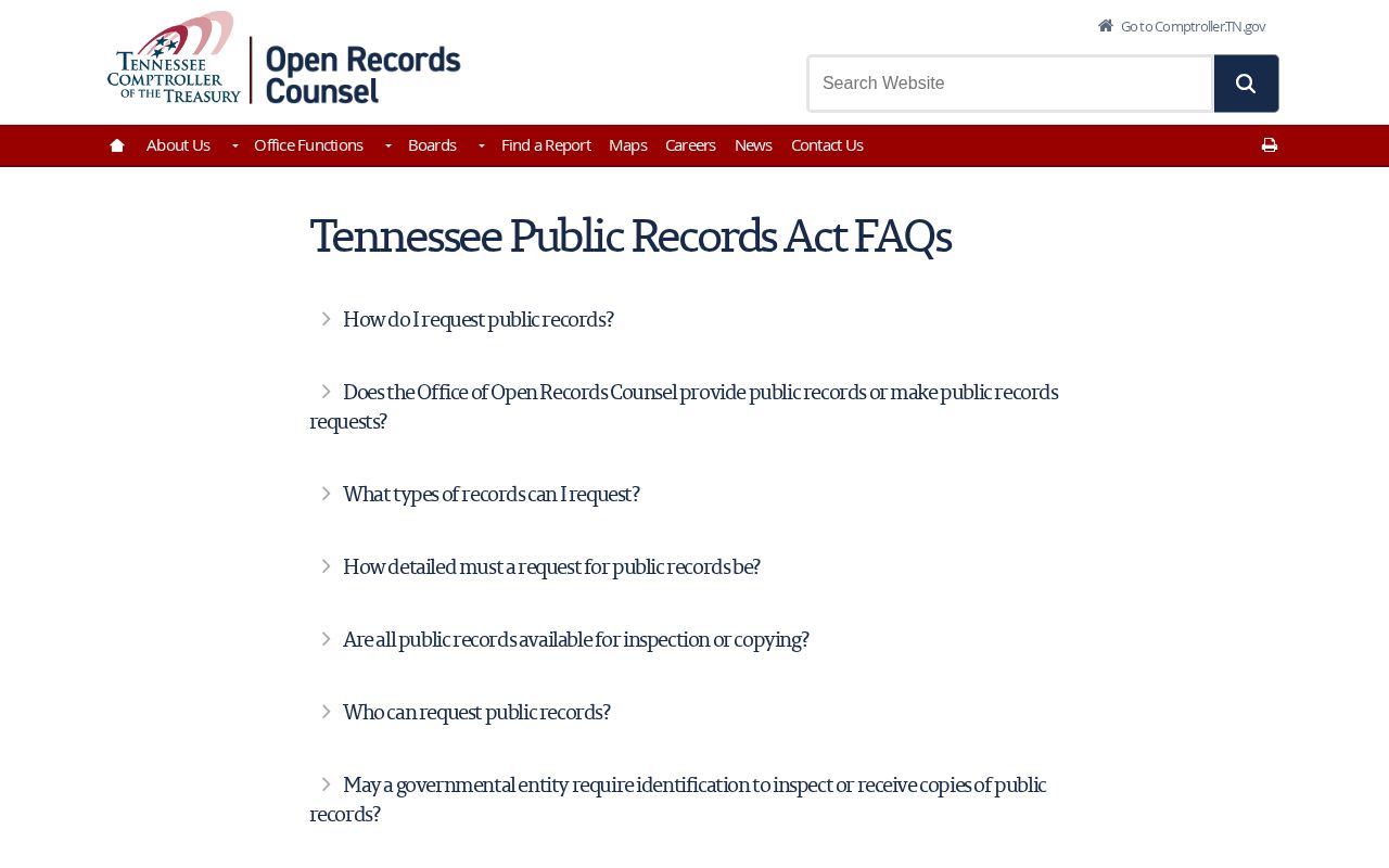 Tipton County booking record access reference from Tennessee public records guidance